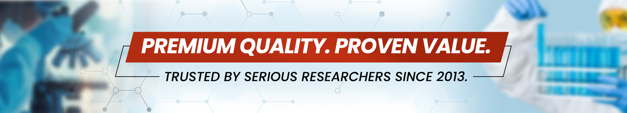 Blue Sky Peptide promotional banner